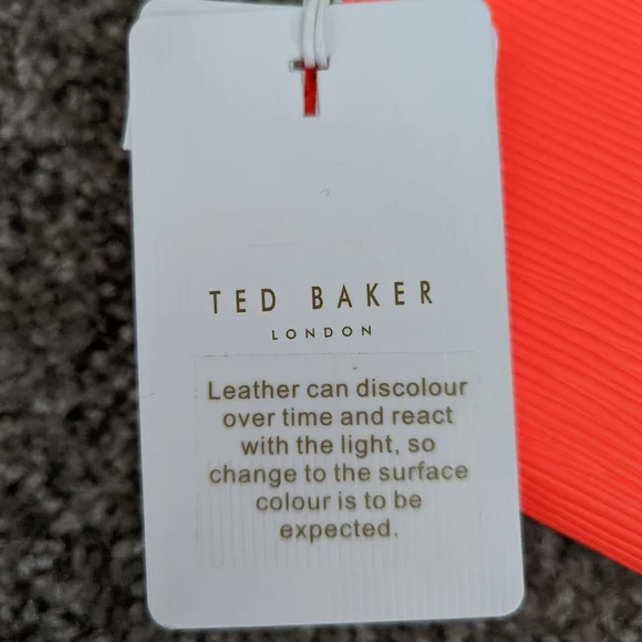 Ted Baker Bow Detail Crossbody Matinee Purse Neon Orange NEW WITH TAGS - Picture 8 of 9